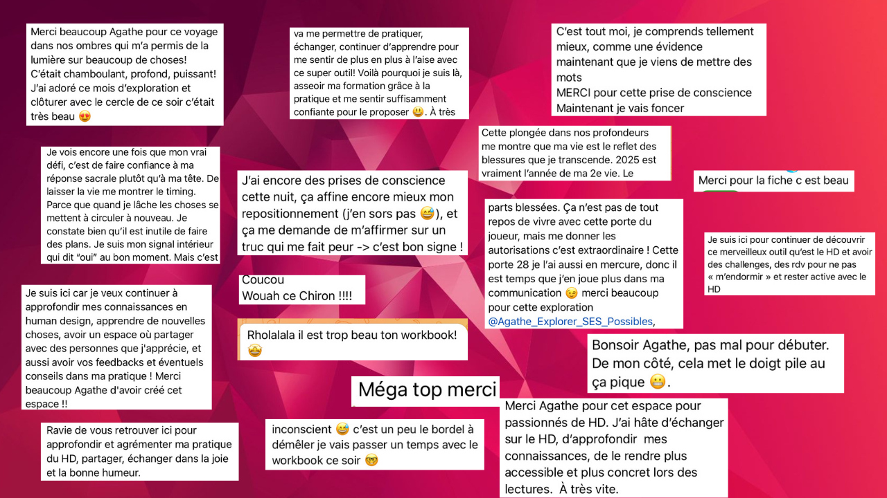 Temoignages des participantes aux HD Lab